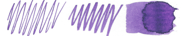 色彩雫　【紫式部】 の筆跡
